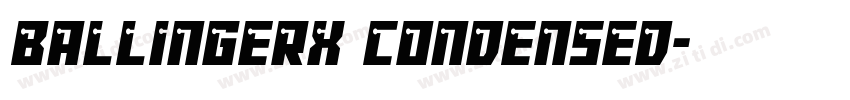 ballingerx condensed字体转换